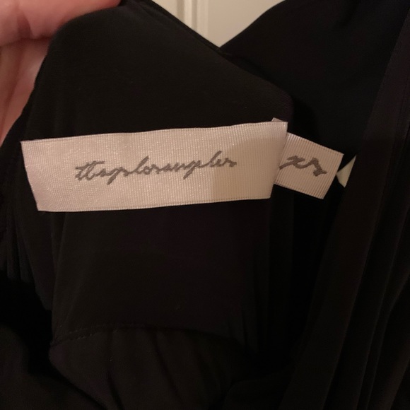 T-Bags one shoulder cut out black maxi dress - Picture 4 of 7